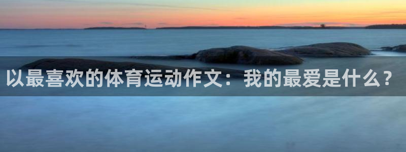 必一运动体育：以最喜欢的体育运动作文：我的最爱是什么？